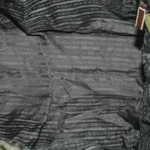 PRADA Tote Bag Nylon Khaki Auth bs4609 - Picture 11 of 16